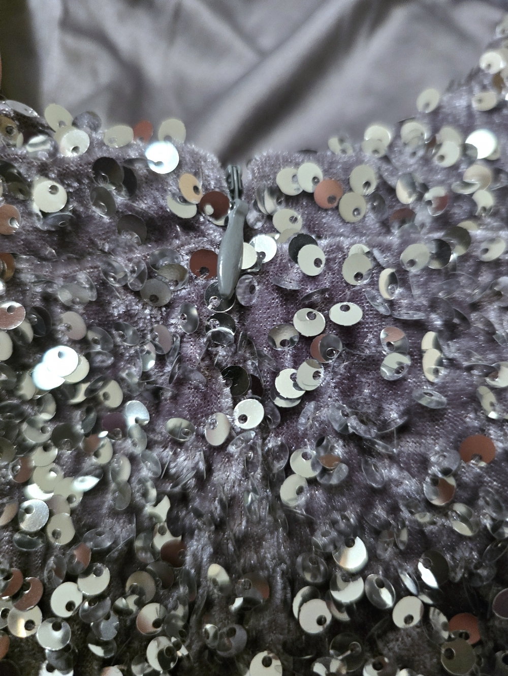 Selfie NWT Leslie Sequined Mini Dress Women's Sz Large/US 8 - Picture 6 of 16